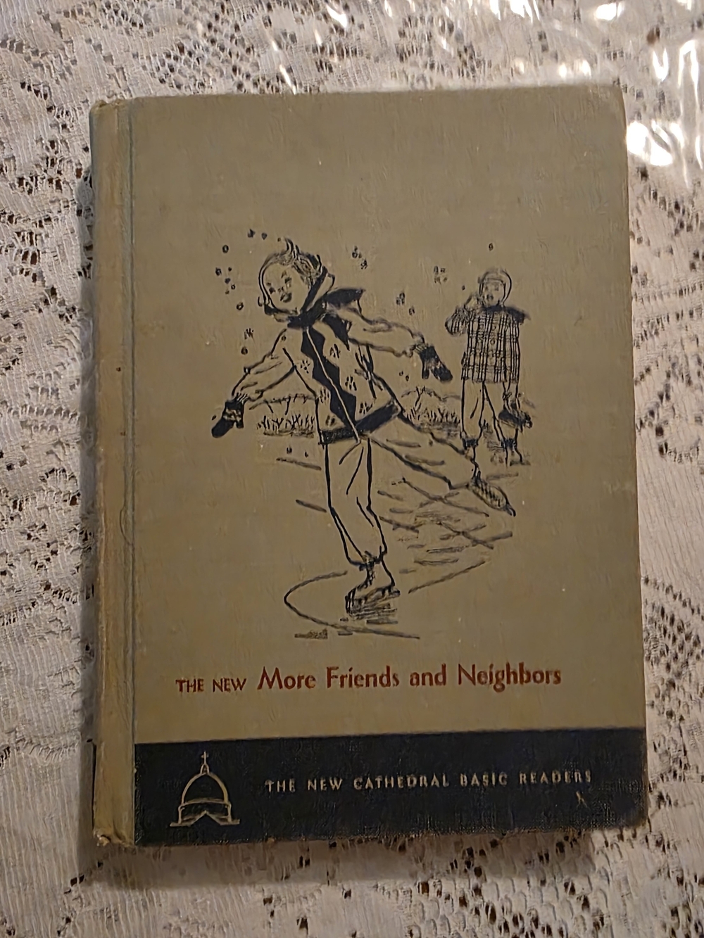 The New More Friends and Neighbors  Vintage Reader  1954 Book Cathedral Basic #2